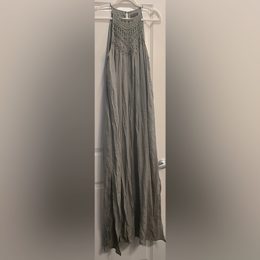 Never worn olive green maxi! Boho vibe
